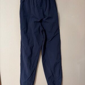 Jennifer Moore Men's  Athletic Activewear Nylon Sweat Pants.‎ Size  M Navy Blue
